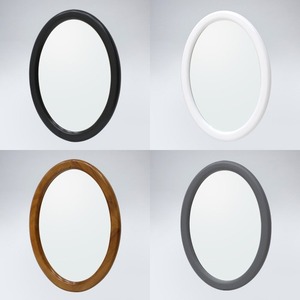 뷰티 타원 원목 거울(5색상)화장실거울/벽거울